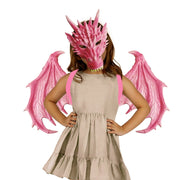 Dragon Wings with Mask Pink 
