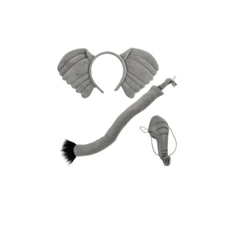 Elephant Kit w/ Clip-on Tail (3pc) 