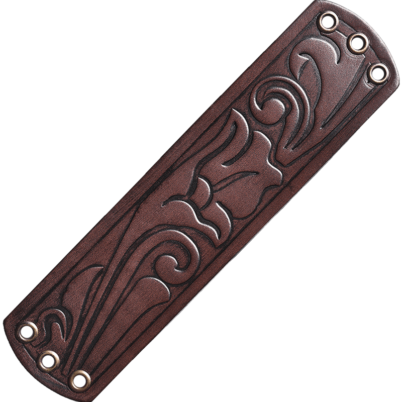Leather Floral Bracelet