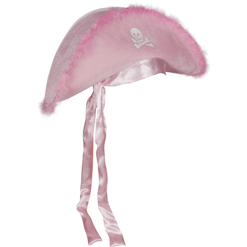 Pirate Bicorn Hat Pink