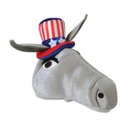 Patriotic Donkey Plush Hat