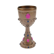 Goblet Gold Plastic 7" 8 oz. 