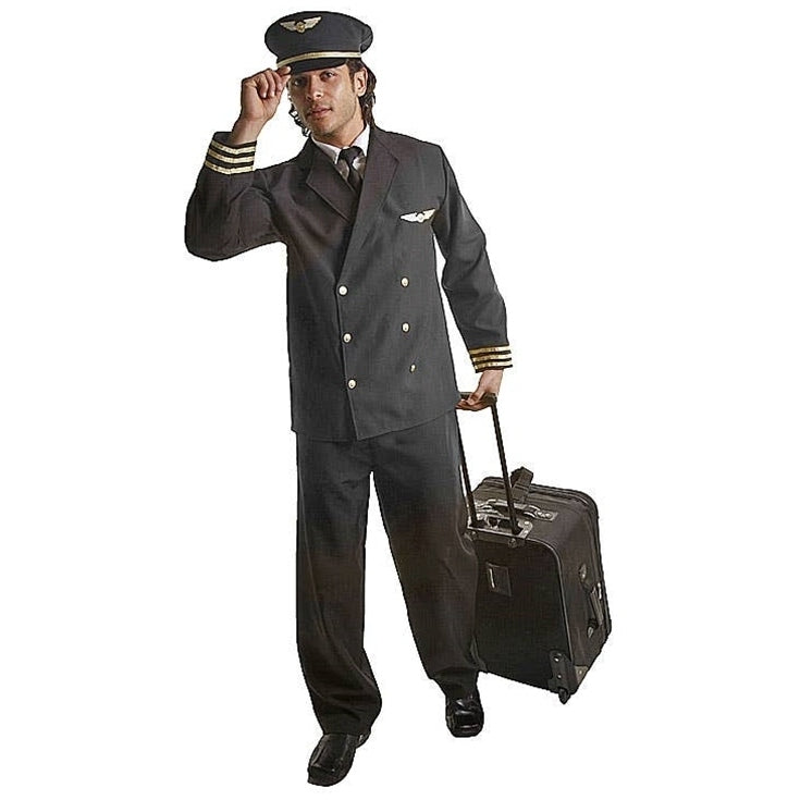 Airline Pilot Adult Costume
