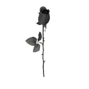 Rose with Black Stem 21" 