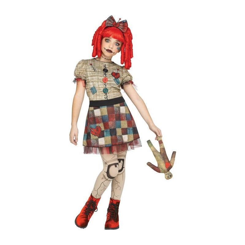 Voodoo Dolly (3pc) Child Costume Size Large