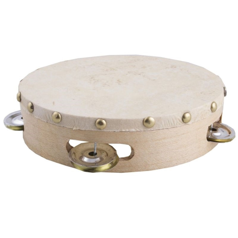 Tambourine Wood w/skinhead 6"x1.5" 