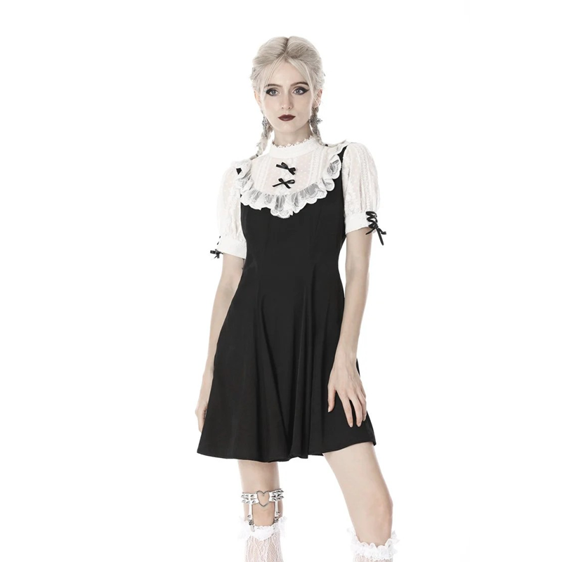 Gothic Lolita Doll Mini Dress Adult
