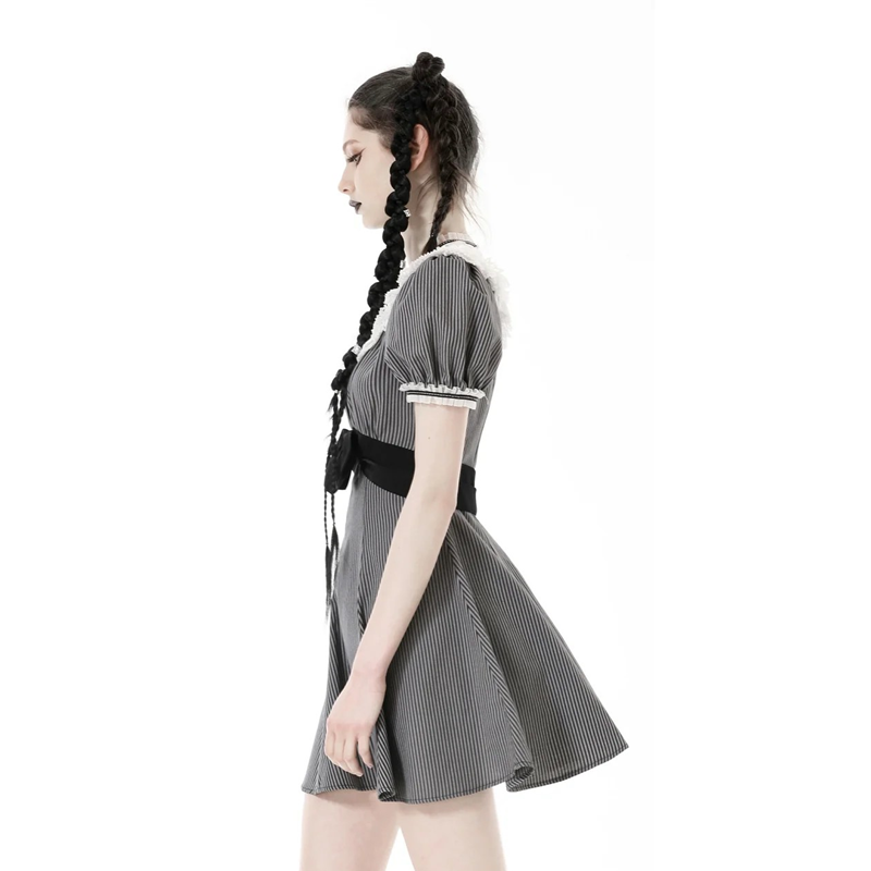 Striped Anime Dress Adult