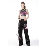 Punk Rebel Bear Baggy Pants Adult