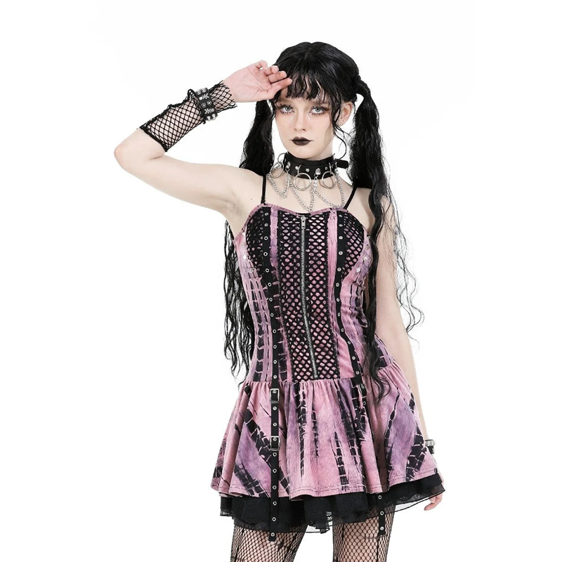 Pink Rebel Punk Dress Adult