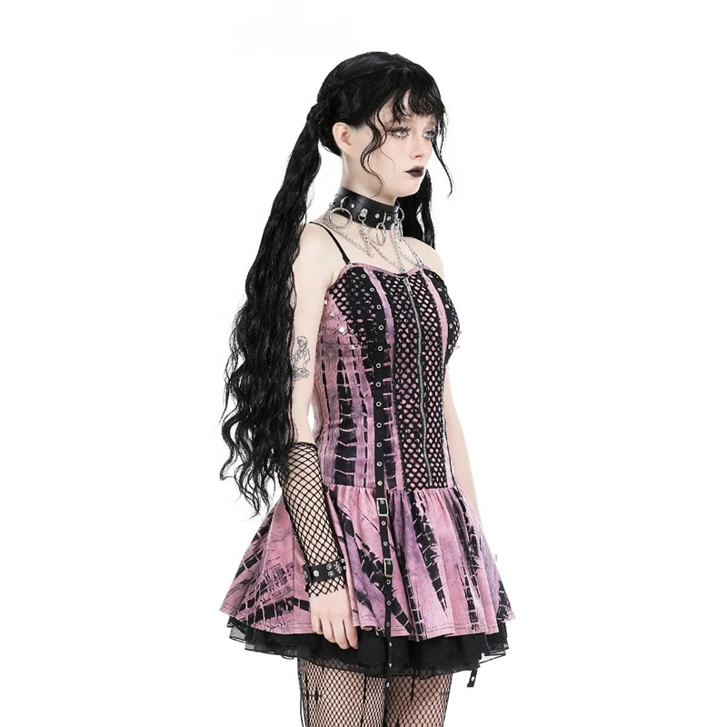 Pink Rebel Punk Dress Adult