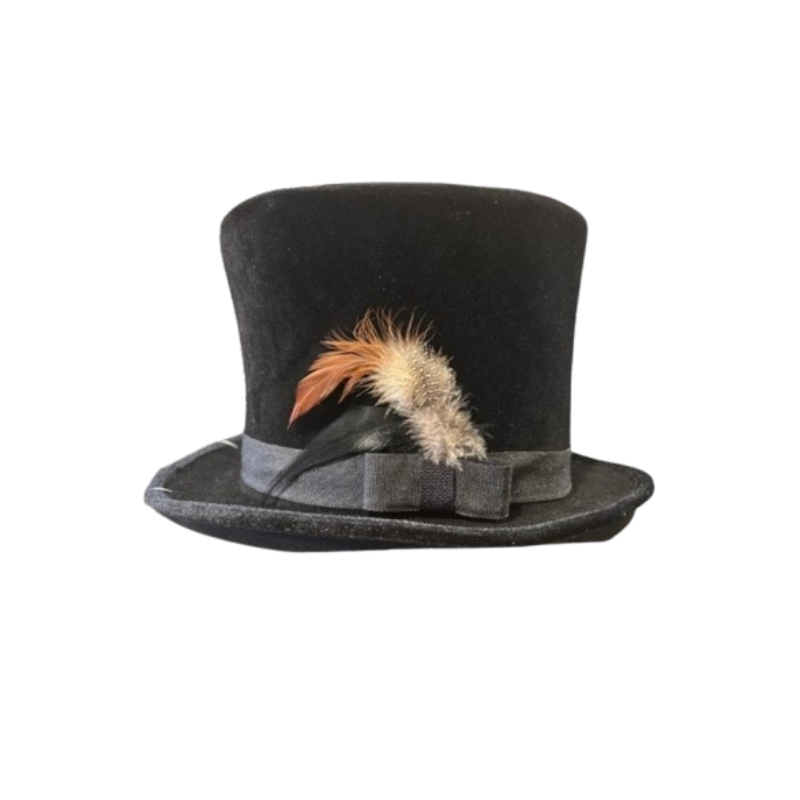 Top Hat Wool-Like Black Adult