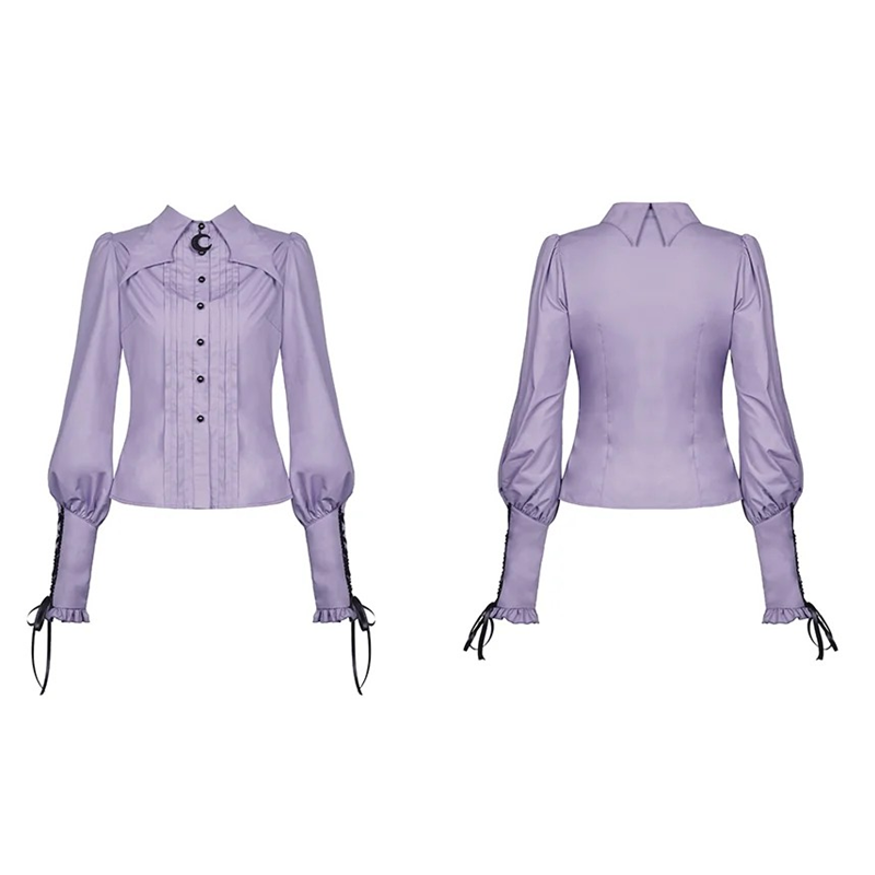 Witch Blouse with Star Collar Adult