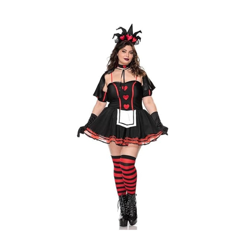 Dark Queen of Hearts Adult Costume 1X/2X