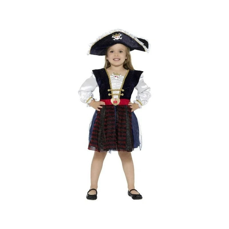 Glitter Pirate Childs Costume Size Small