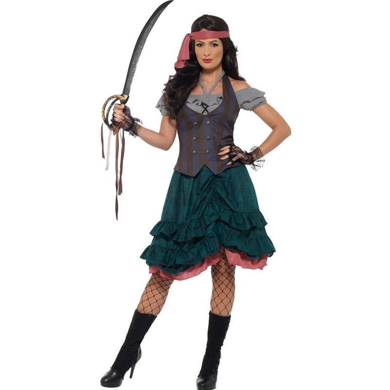 Pirate Wench Deluxe Adult Costume Size Large