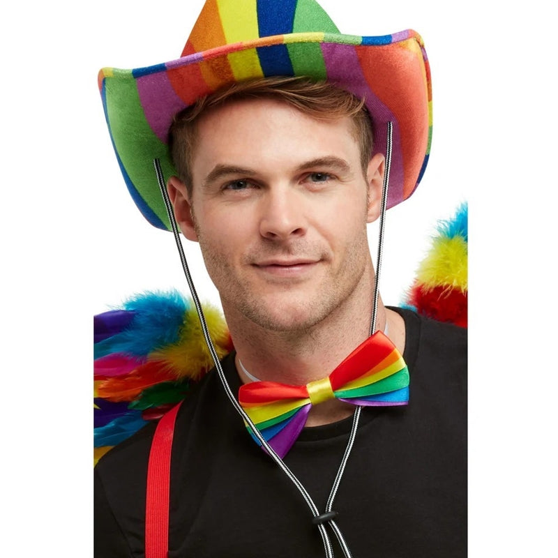 Rainbow Bow Tie 