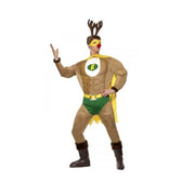 Reindeer with Antlers Brown Adult Costume Size Large