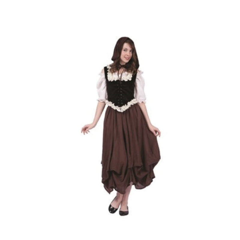 Renaissance Peasant Deluxe (3pc) Adult Costume