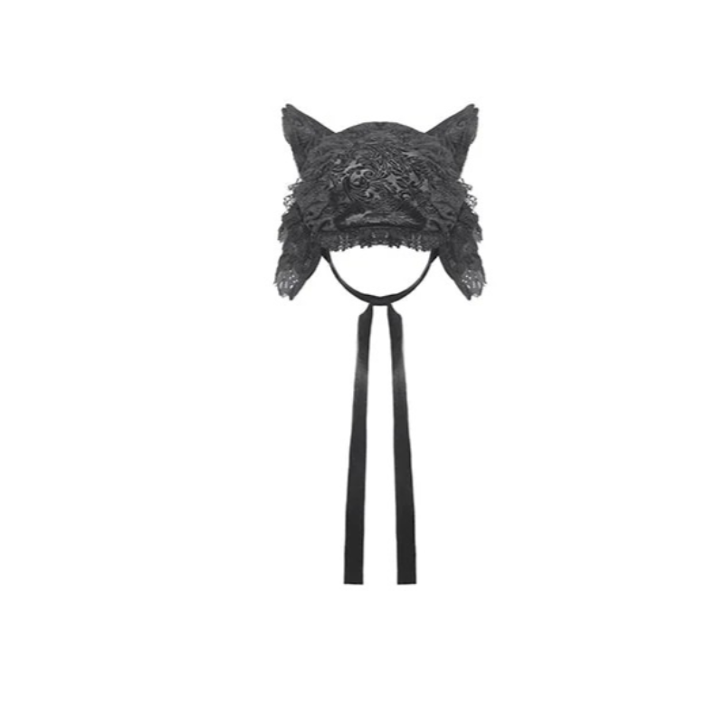 Velvet Cat Ear Bonnet Adult