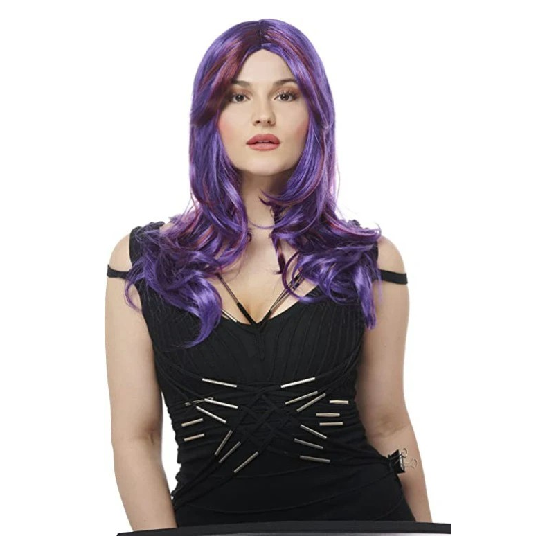 Purple Passion Purple/Red Wig 