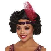 Flapper Wig Black 