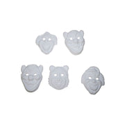 Paintable Animal/Clown Mask Assorted