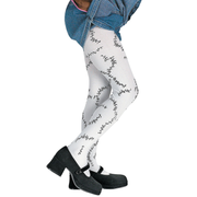 Stitched White Childs Pantyhose