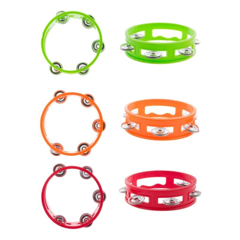 Tambourine 6" assorted