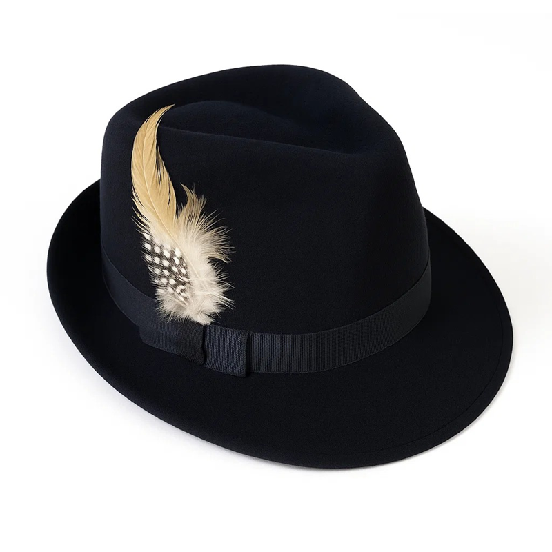 Cool Cat Hat Feather Trim 