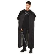Black Fur Cape Adult