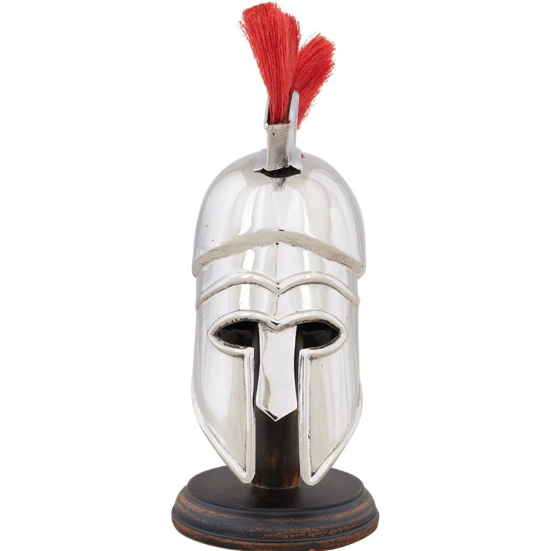 Mini Corinthian Helmet with Red Plume