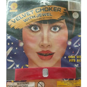 Choker Velvet Red 