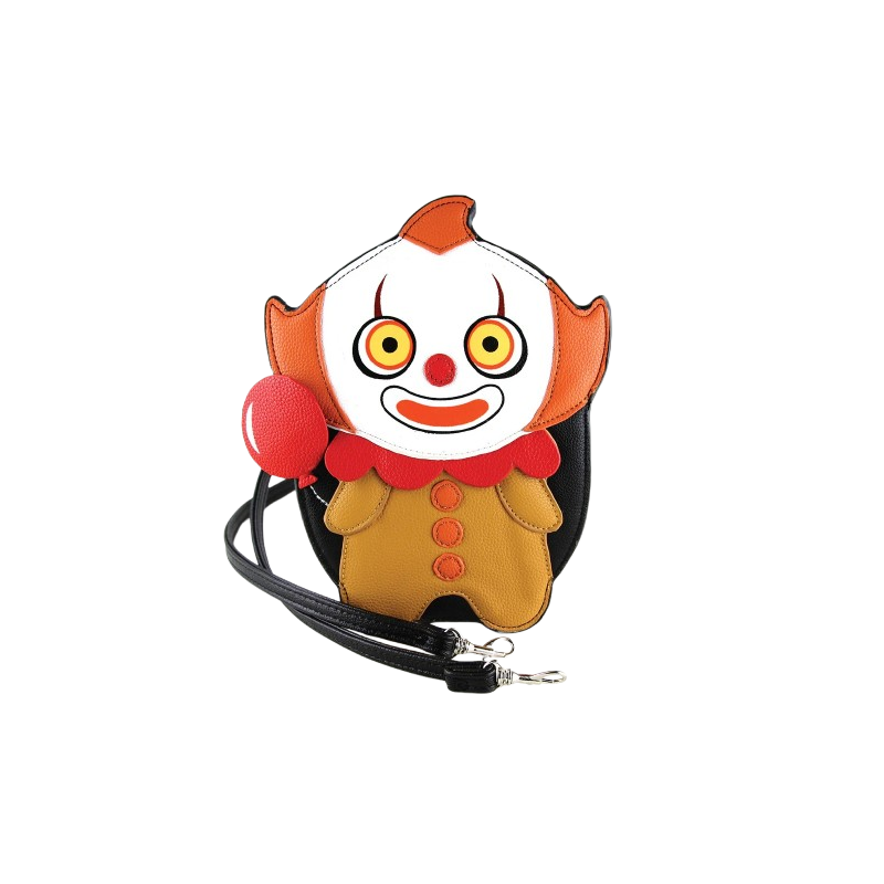 Cute Scary Clown Crossbody Bag