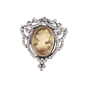 Vintage Cameo Pin 