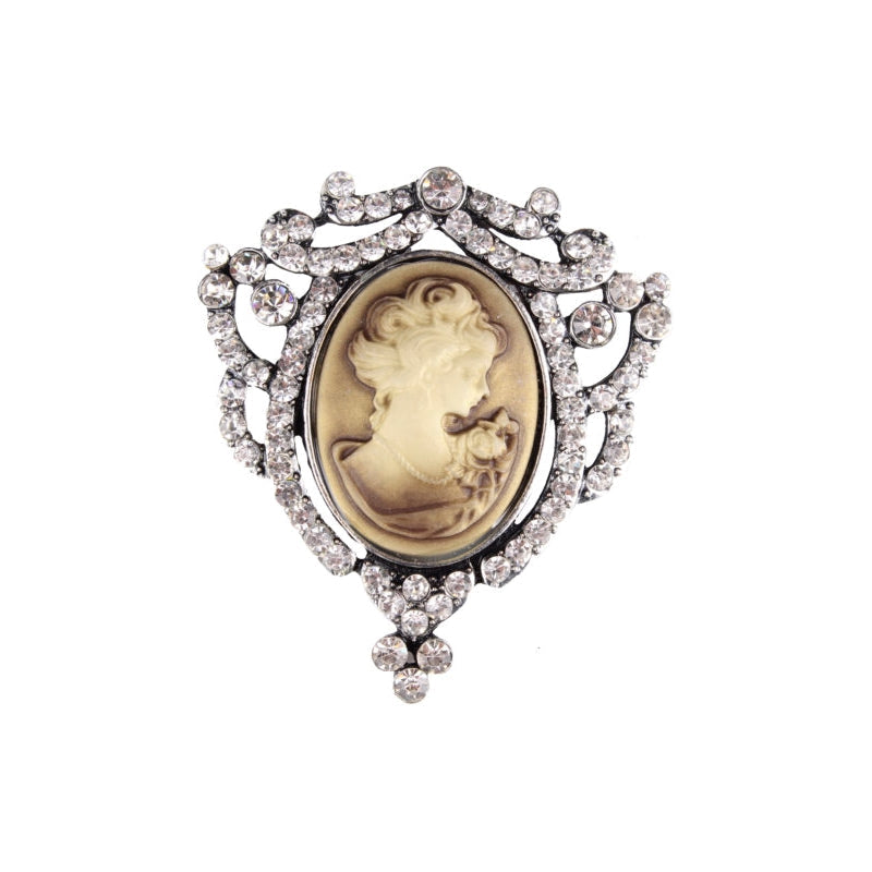 Vintage Cameo Pin 