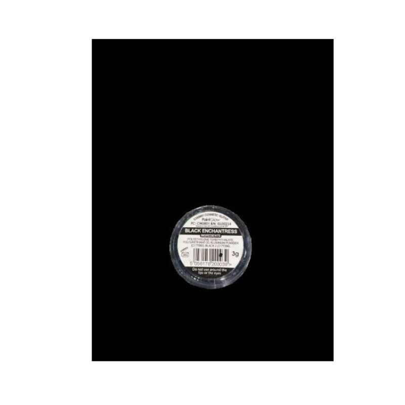 Chunky Glitter Shaker Black Enchantress 