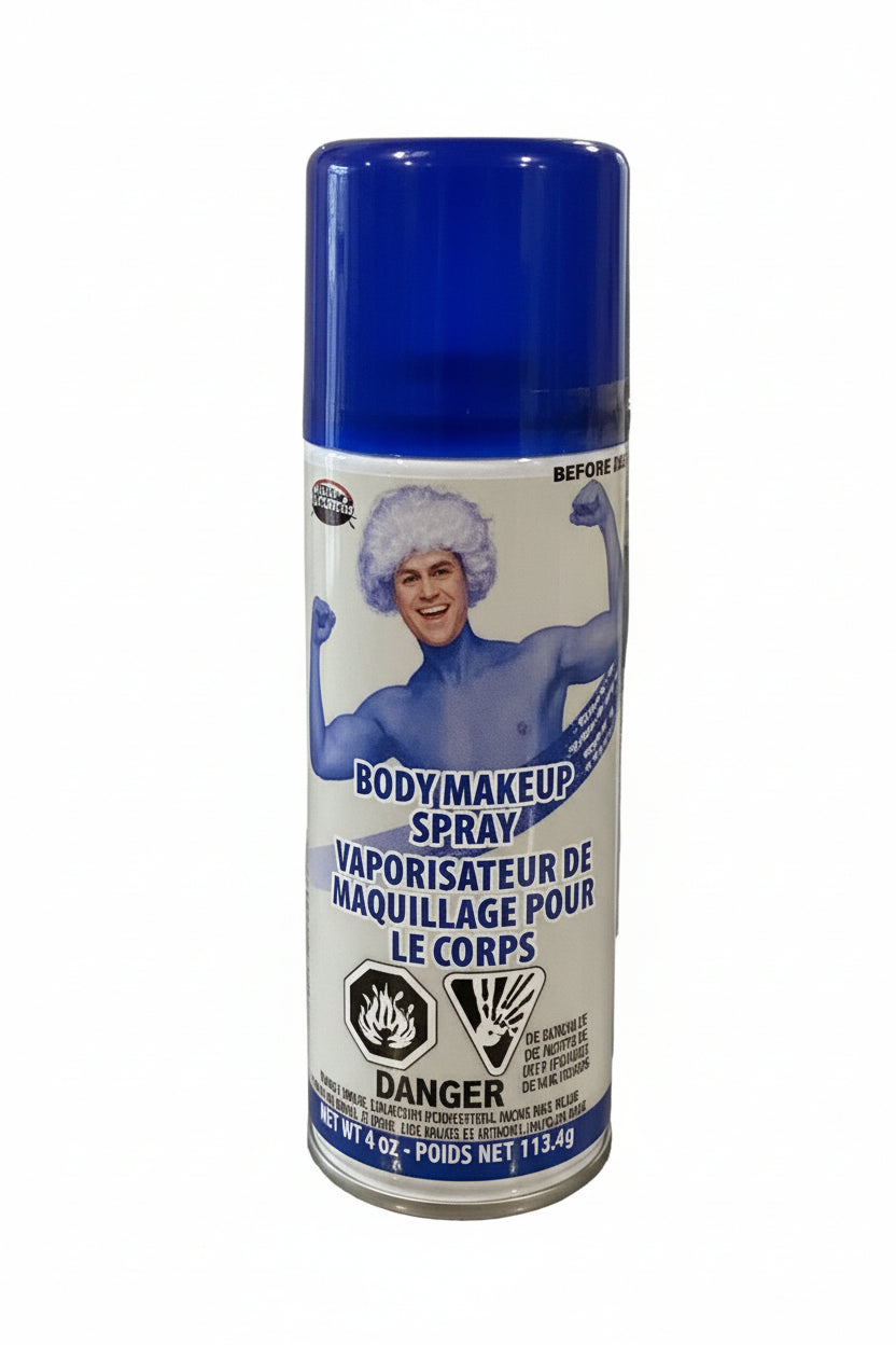 Spray On Blue Body Paint 
