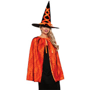 Witch Cape and Hat Set Adult