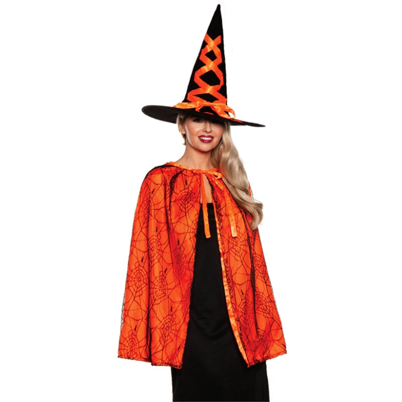 Witch Cape and Hat Set Adult