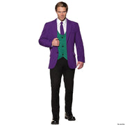 Purple and Green Jacket and Vest Set 