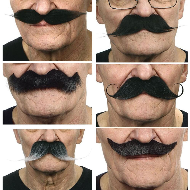 Moustache 6 Piece Party Mix 