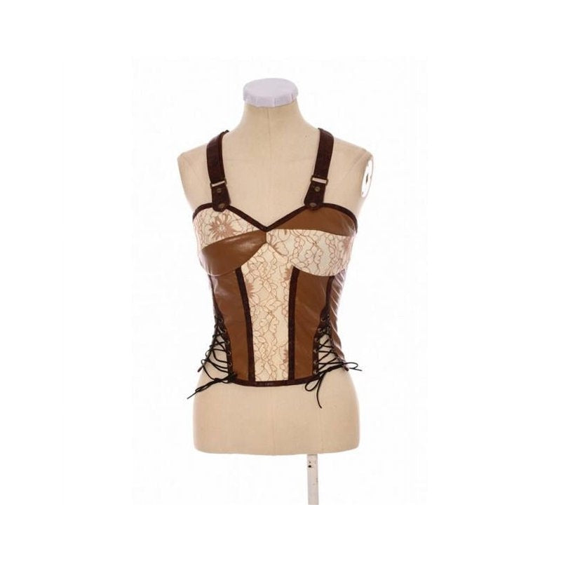 Steampunk Camisole Adult Brown