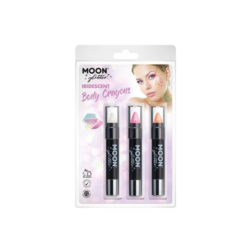 Glitter Body Crayon 3pk 