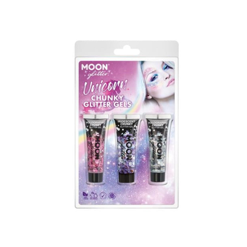 Glitter Gel Chunky 3pk 