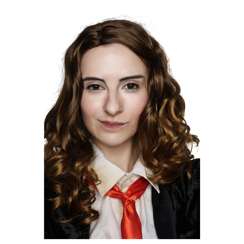 Brown Wavy Witch Wig 