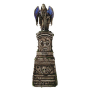 Tombstone with Light-Up Angel & Skulls Halloween Decoration