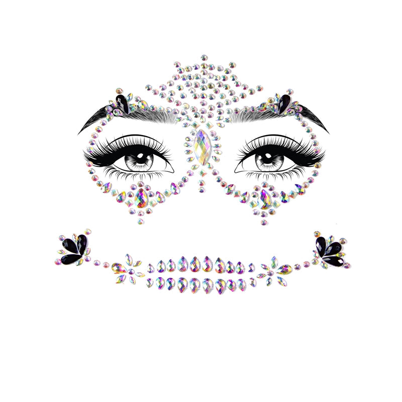 Calavera Adhesive Face Jewels