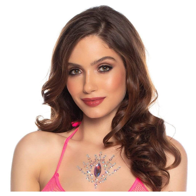 Juniper Rave Jewels Chest Body Sticker