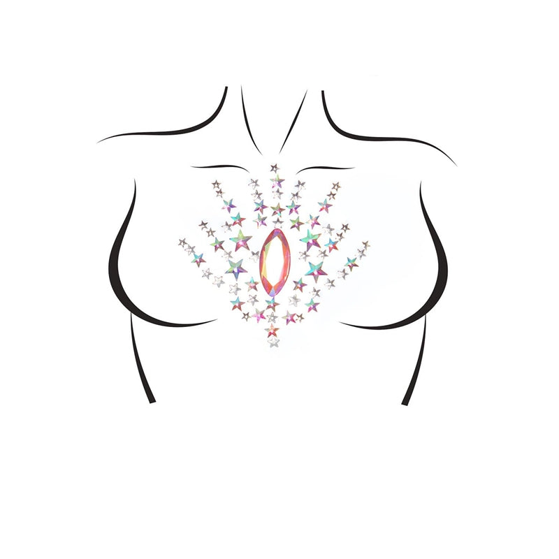 Juniper Rave Jewels Chest Body Sticker
